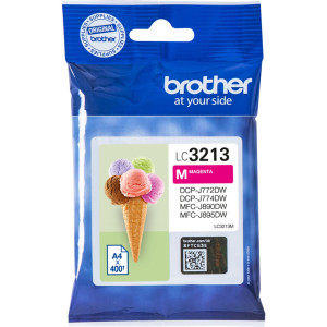 Brother Tintenpatrone LC-3213M Magenta (ca. 400 Seiten) - Passend f