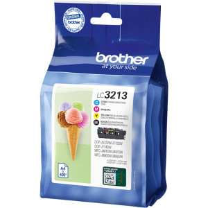 Brother Tintenpatronen LC-3213 Multipack (je 1x BK/M/C/Y) - Passend f