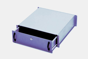 Assmann DIGITUS 3HE abschliebare Schublade Schwarz