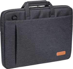 PEDEA Notebooktasche "ELEGANCE" 15,6" (39,6cm), grau