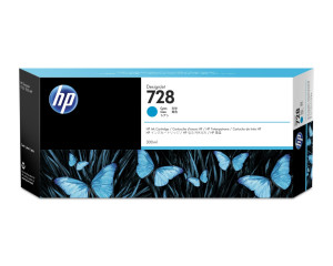 HP Original 728 Druckerpatrone - cyan (F9K17A)