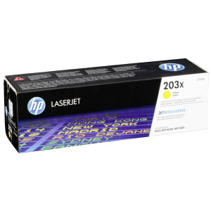 HP 203X CF542X Tonerkassette Gelb 2500 Seiten Original Toner