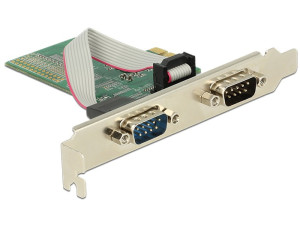 Delock 89555 2 Port Serielle Steckkarte PCIe, RS232 PCIe x1