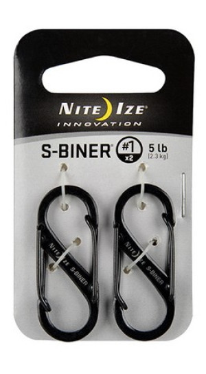 NITE Ize NI-SB1-2PK-01 Karabiner 400mm x 1.42mm 2St.