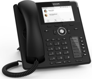 Snom D785 VoIP-Telefon Bluetooth-Schnittstelle schwarz
