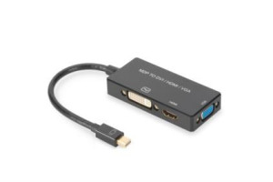 ASSMANN Mini DisplayPort 1in3 Konverterkabel