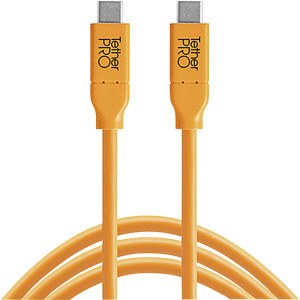 Tether Tools CUC15-ORG USB-C zu USB-C 4,60m orange
