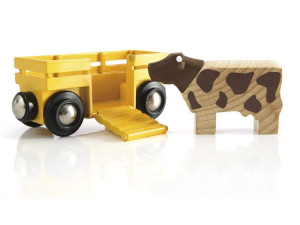 Brio 33406000 Tierwagen mit Kuh