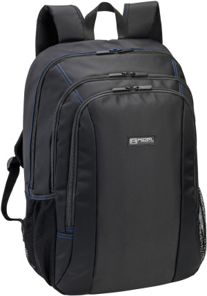 PEDEA Rucksack "First One" 17,3 Zoll (43,9cm), schwarz/blau
