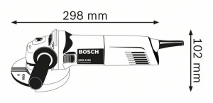 Bosch Professional 0601824800 Winkelschleifer 125mm 1400W