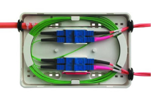 Telegrtner LWL-Spleibox SC Bestckt