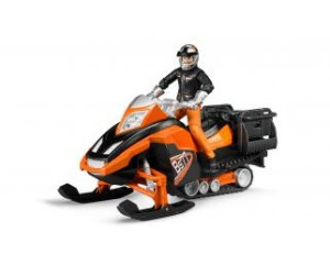 Bruder Einsatzfahrzeug Modell Snowmobil mit Fahrer Fertigmodell