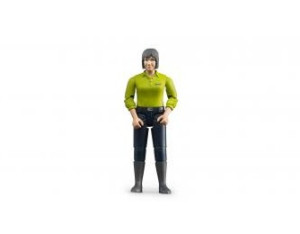Bruder Frau mit hellem Hauttyp/dunkelblaue Hose