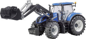 Bruder New Holland T7.315 mit Frontlader Fertigmodell Landwirtschafts