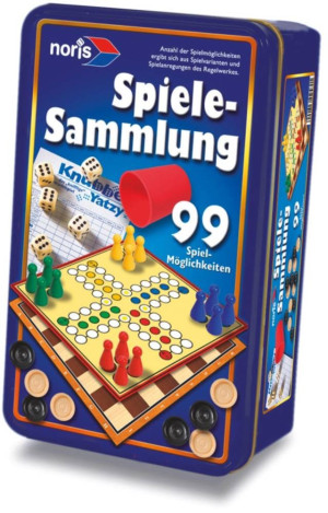 99iger Spielesammlung in Metalldose