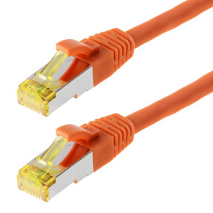 Patchkabel S/FTP Cat 6a orange 7,5m