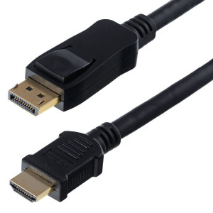 Anschlusskabel, DisplayPort Stecker/HDMI Stecker, BASIC,10,0m,