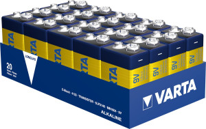 VARTA LONGLIFE Batterie E-Block (9V-Block) 20er