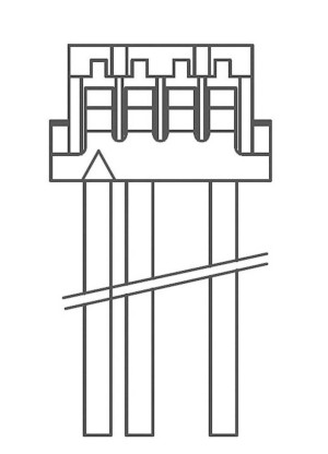 APEM U7040 Anschlusskabel U7040 1St.
