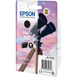 Epson Tintenpatrone 502 Schwarz (ca.210 Seiten) - Passend fr