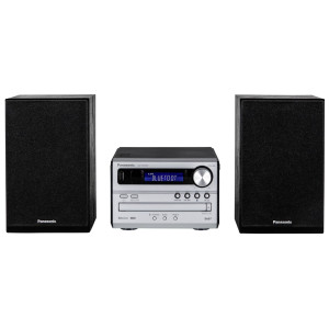 Panasonic SC-PM254EG-S Stereoanlage Bluetoot, CD, DAB+, UKW, USB,