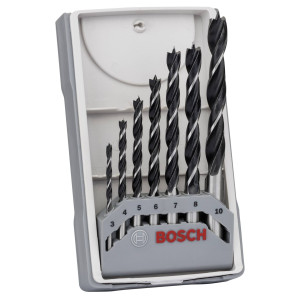 Bosch Accessories 2607017034 Holz-Spiralbohrer-Set 7teilig 3 mm, 4 mm,