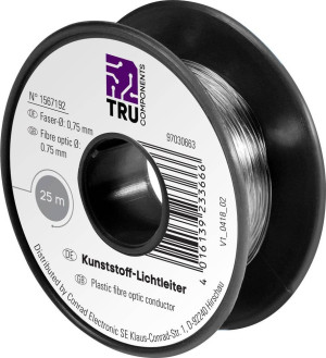TRU Components 1571473 POF-Kabel Simplex 25m