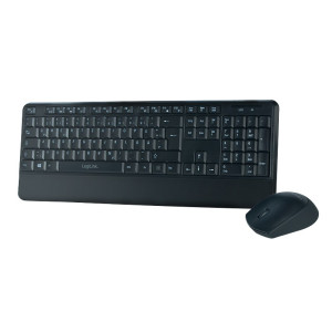 LogiLink ID0161 Funk Tastatur, Maus-Set Deutsch, QWERTZ Schwarz