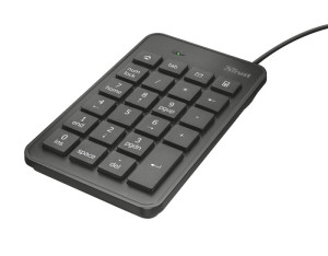 Trust Xalas USB Nummernblock Schwarz