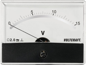 VOLTCRAFT AM-86X65/15V/DC AM-86X65/15V/DC Einbau-Messgert AM-86X65/