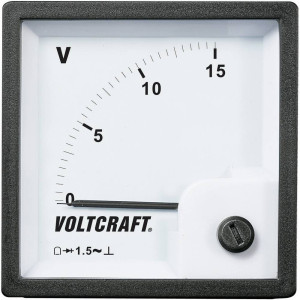 VOLTCRAFT AM-72x72/15V AM-72x72/15V Analog-Einbaumessgert AM-72x72/