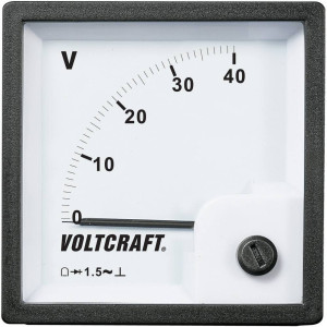 VOLTCRAFT AM-72x72/40V AM-72x72/40V Analog-Einbaumessgert AM-72x72/