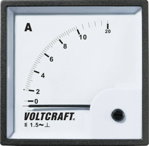 VOLTCRAFT AM-72X72/10A AM-72X72/10A Analog-Einbaumessgert AM-72X72/