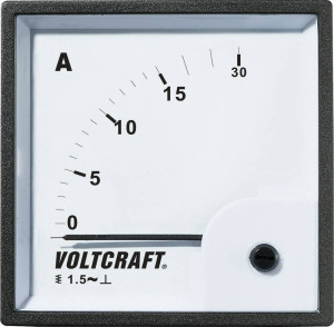 VOLTCRAFT AM-72X72/15A AM-72X72/15A Analog-Einbaumessgert AM-72X72/