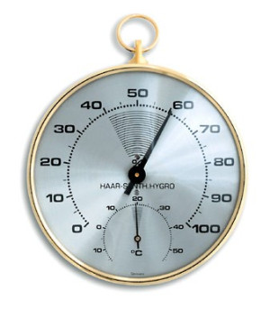 TFA Dostmann 45.2007 Thermo-/Hygrometer Gold