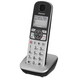 Panasonic KX -TGQ500GS silber-schwarz