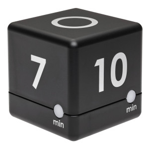 TFA Dostmann Timer Cube Timer Schwarz digital