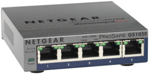Netgear GS105E Netzwerk Switch 5 Port 1 GBit/s