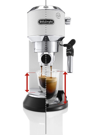 DeLonghi EC 685.W Dedica Style Siebtrger Espressomaschine - matt