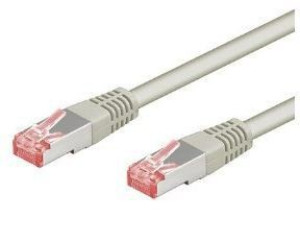 Goobay 1,5m CAT 6 Patchkabel, S/FTP (PiMF), Grau