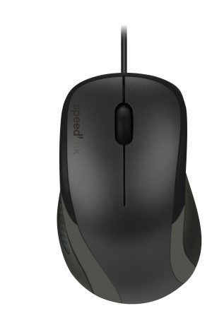 SpeedLink KAPPA Ergonomische Maus USB Optisch Schwarz 3 Tasten 1000