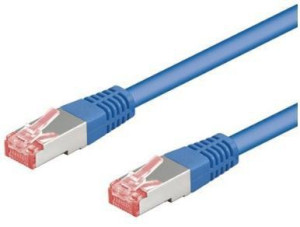 Goobay 10m CAT 6 Patchkabel, S/FTP (PiMF), Blau
