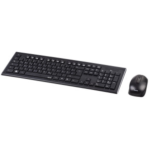 Hama Cortino Funk Tastatur, Maus-Set Multimediatasten Deutsch, QWERTZ