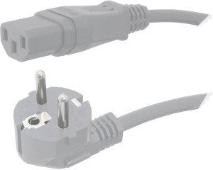 HAWA 1008231 Kaltgerte Anschlusskabel Grau 2.00m