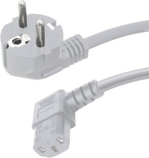 HAWA 1008239 Kaltgerte Anschlusskabel Grau 2.50m