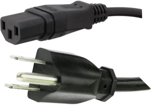 HAWA 1008247 Kaltgerte Anschlusskabel Schwarz 2.00m