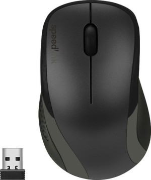 SpeedLink KAPPA Maus Funk Optisch Schwarz 3 Tasten 1600 dpi