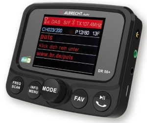 Albrecht DR56+ DAB+ Empfnger Saugnapfhalterung, Bluetooth