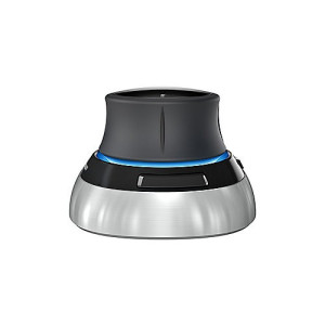 3Dconnexion SpaceMouse Wireless 3D-Maus Funk Schwarz, Silber 2 Tasten