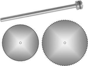 Donau Elektronik 1641 Kreissgeblatt-Set 22mm 1 Set